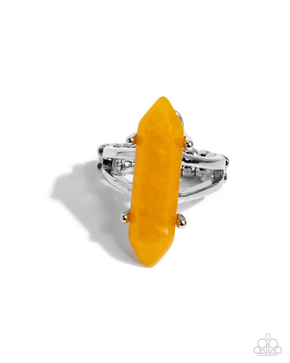 Quartz Quest - yellow - Paparazzi ring