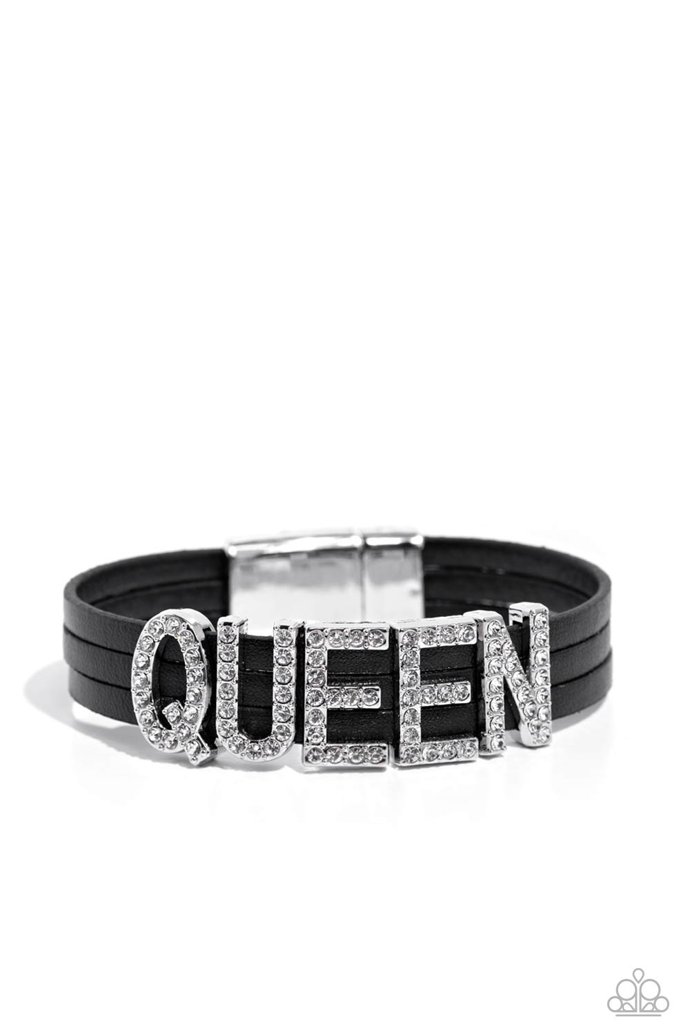 Queen of My Life - black - Paparazzi bracelet