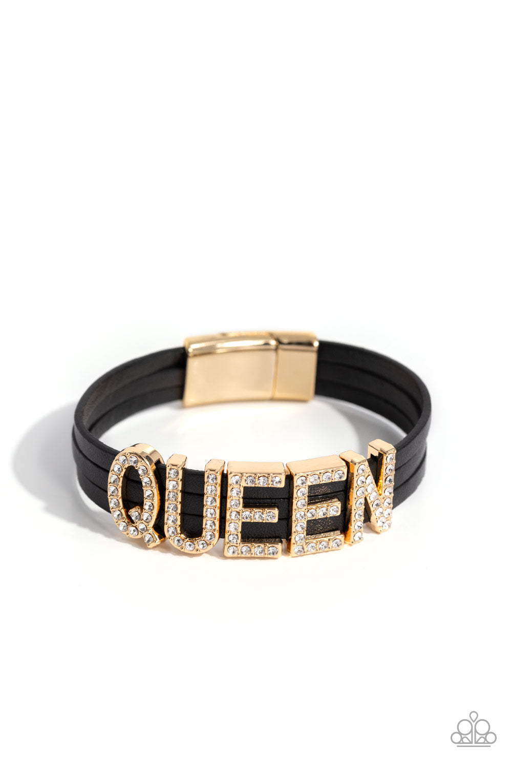 Queen of My Life - gold - Paparazzi bracelet