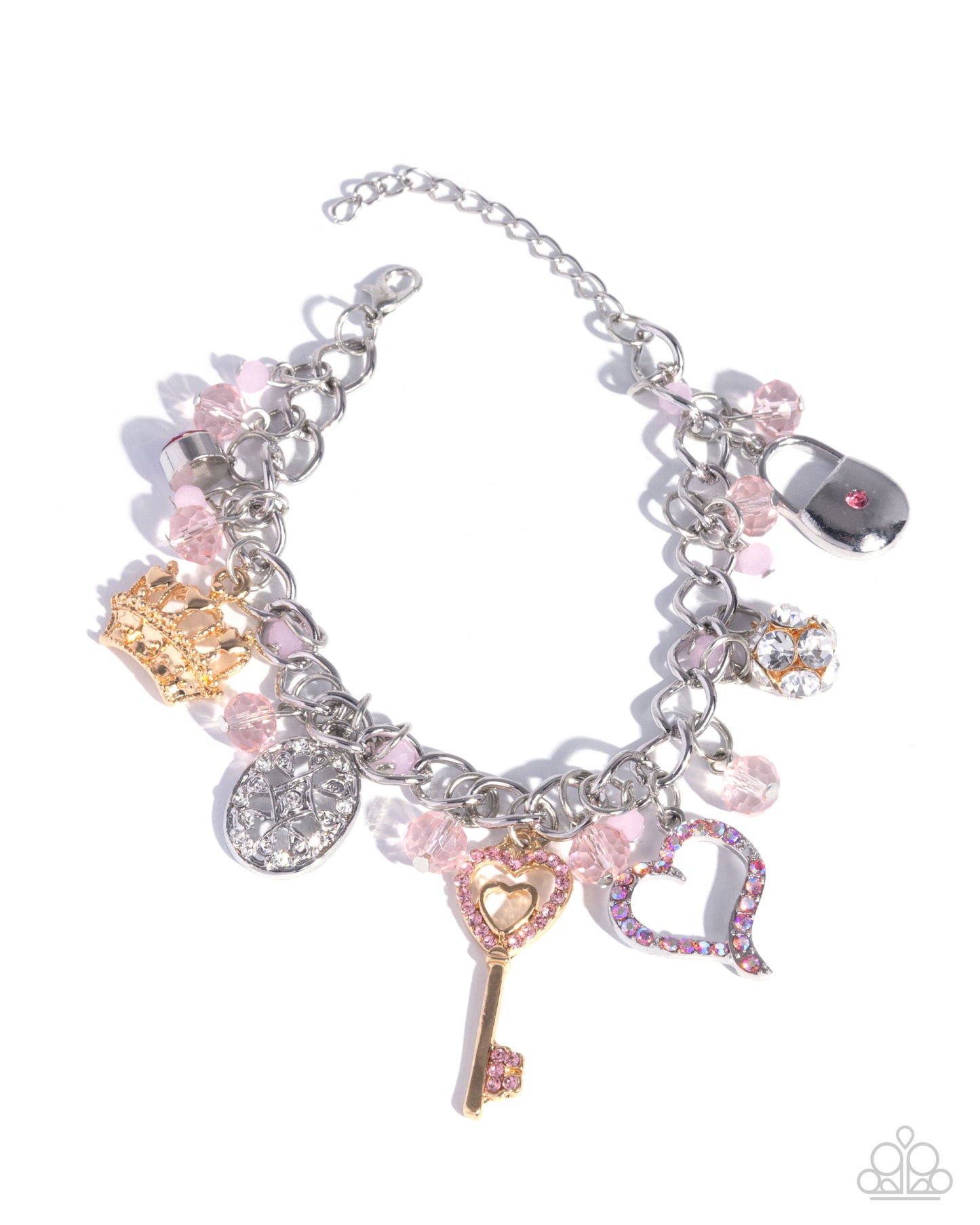 Queen of the Party - pink - Paparazzi bracelet