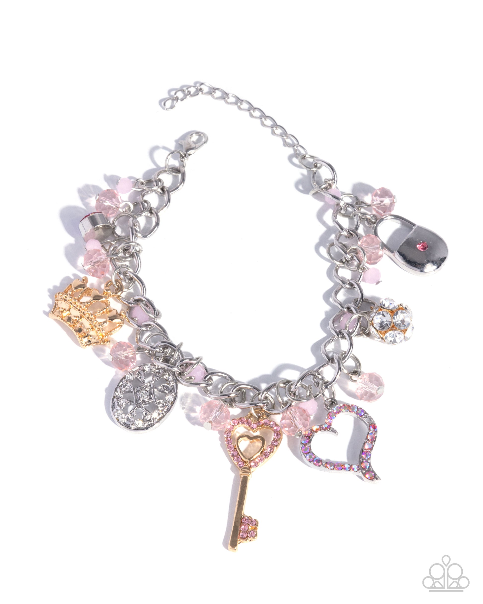 Queen of the Party - pink - Paparazzi bracelet