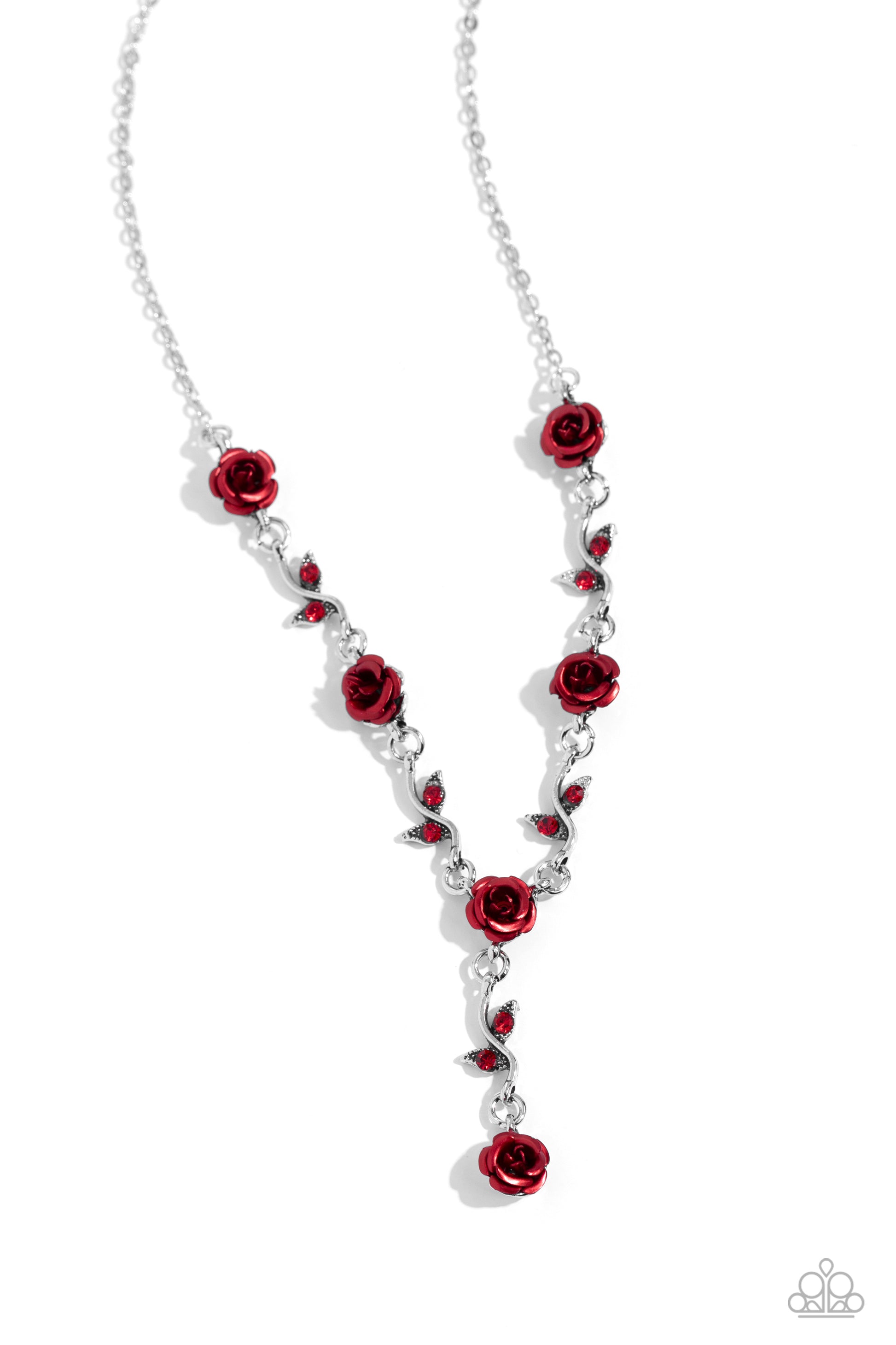ROSE Without Saying... - red - Paparazzi necklace