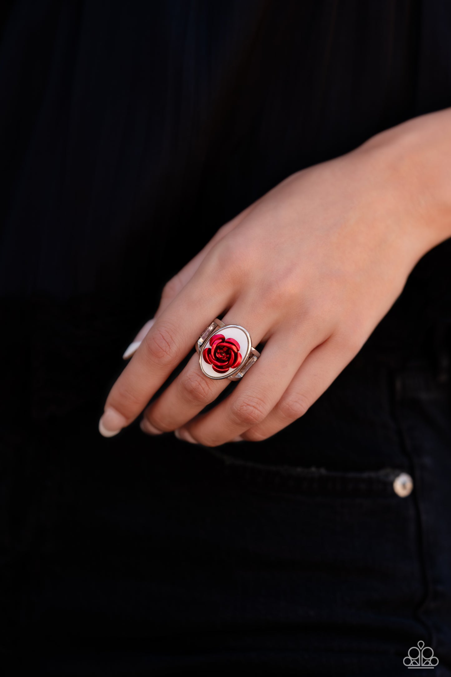 ROSE to My Heart - red - Paparazzi ring