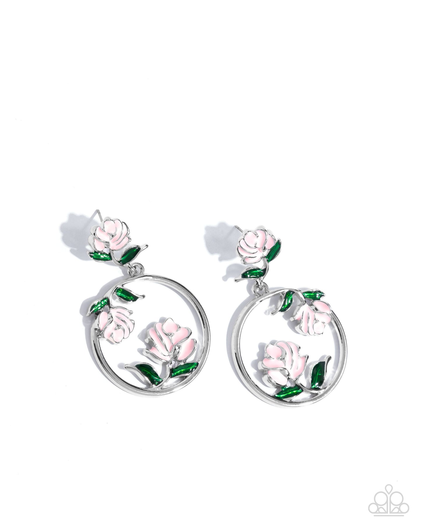 ROSE to You - pink - Paparazzi earrings