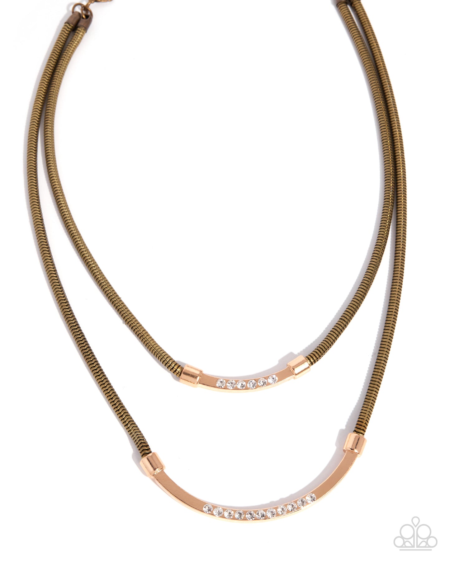Radiant Ratio - brass - Paparazzi necklace
