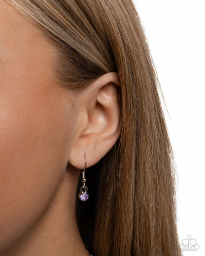 Radiant Raven - purple - Paparazzi necklace