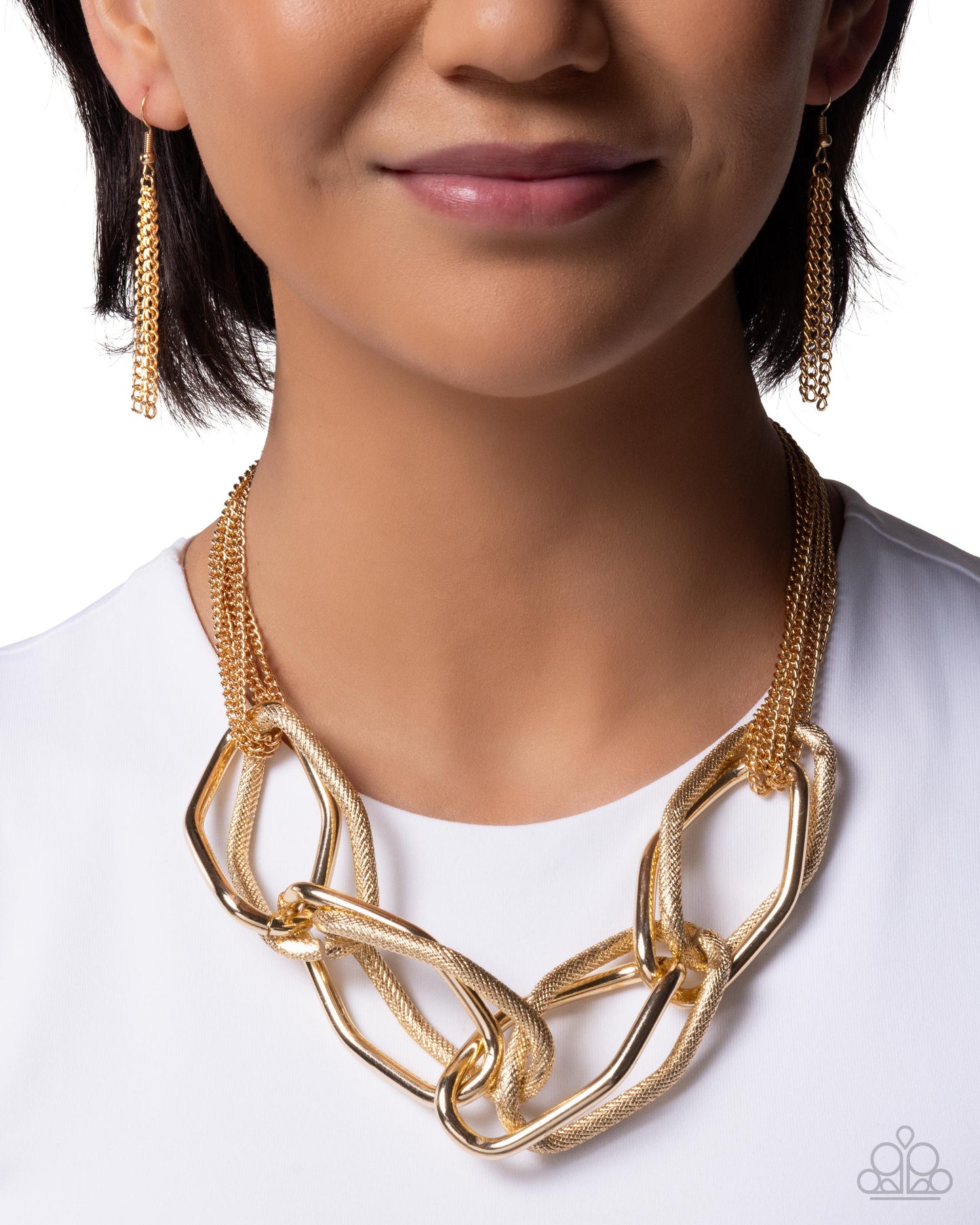 Radiant Recruit - gold - Paparazzi necklace