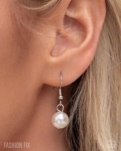 Radiant Repetition - white - Paparazzi necklace