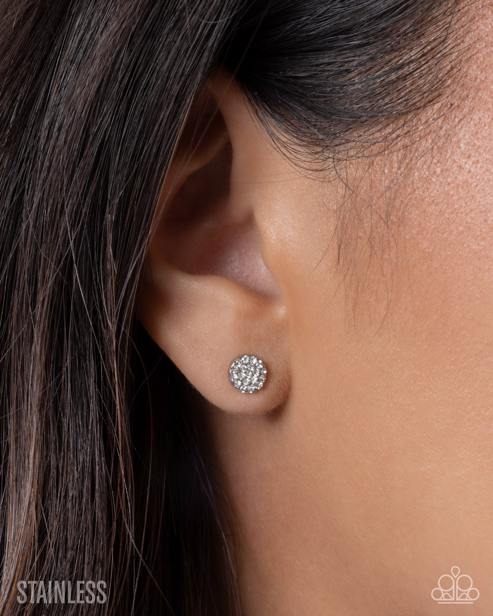 Radiant Request - white - Paparazzi earrings