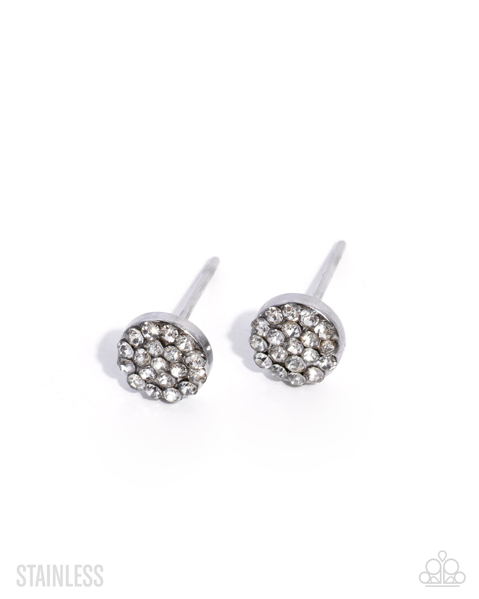 Radiant Request - white - Paparazzi earrings