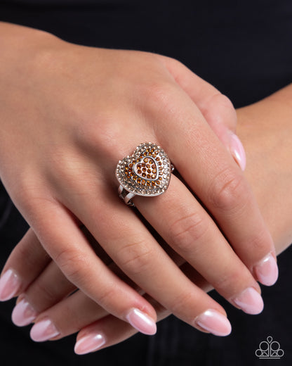 Radiant Resplendence - brown - Paparazzi ring