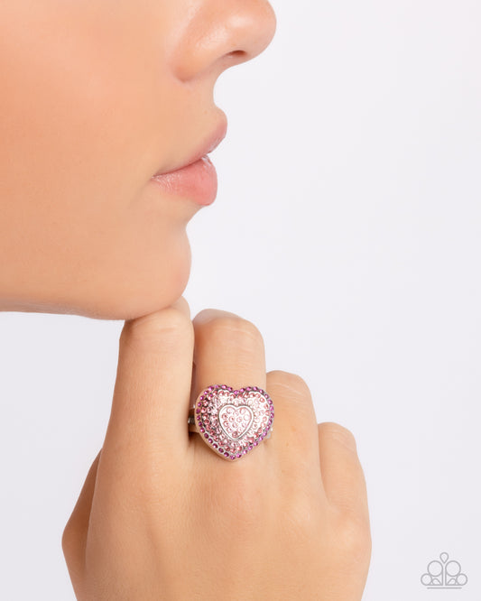Radiant Resplendence - pink - Paparazzi ring