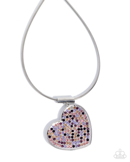 Radiant Restraint - purple - Paparazzi necklace
