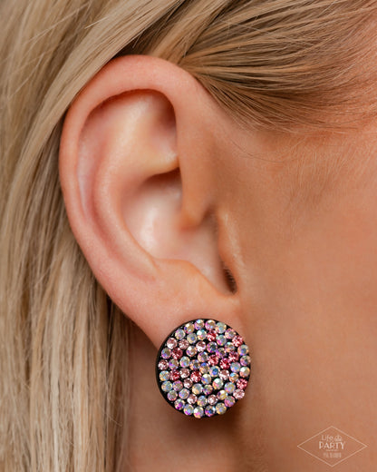 Radiant Ripples - pink - Paparazzi earrings
