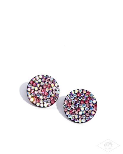 Radiant Ripples - pink - Paparazzi earrings