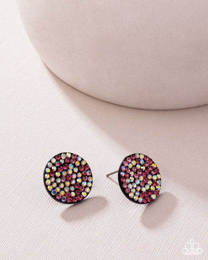 Radiant Ripples - pink - Paparazzi earrings