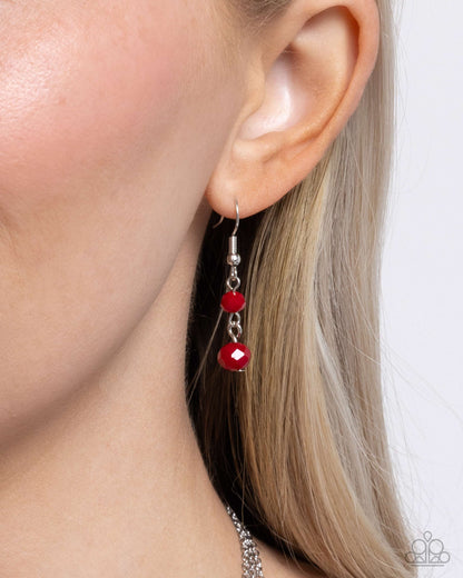 Radiantly Rich - red - Paparazzi necklace