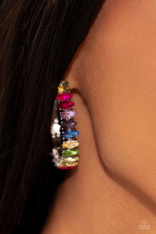 Rainbow Range - multi - Paparazzi earrings