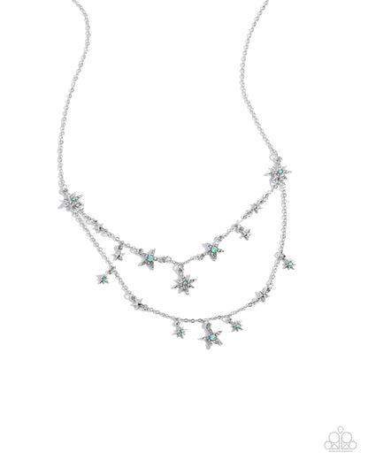 Raising the STAR - green - Paparazzi necklace