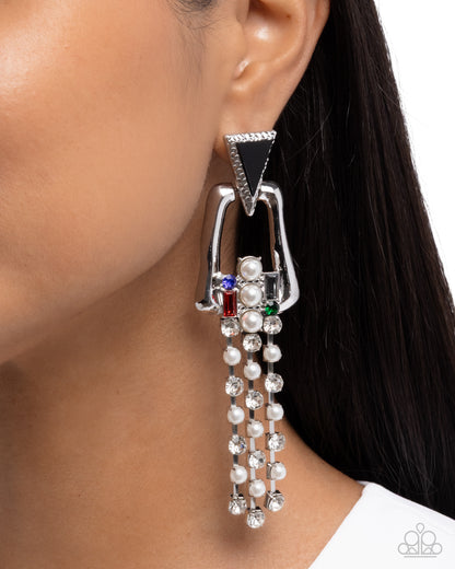 Ravishing Reputation - black - Paparazzi earrings