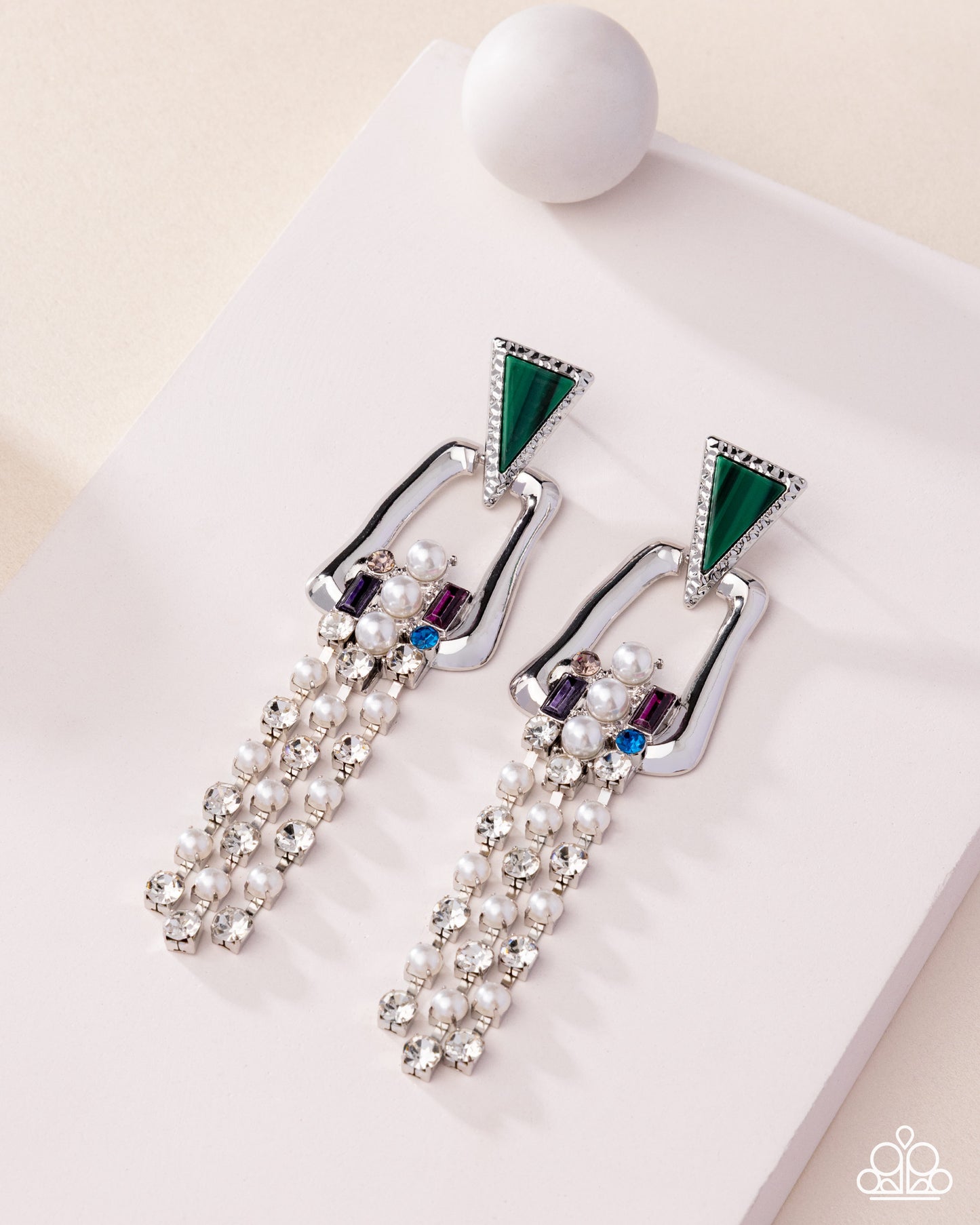 Ravishing Reputation - green - Paparazzi earrings