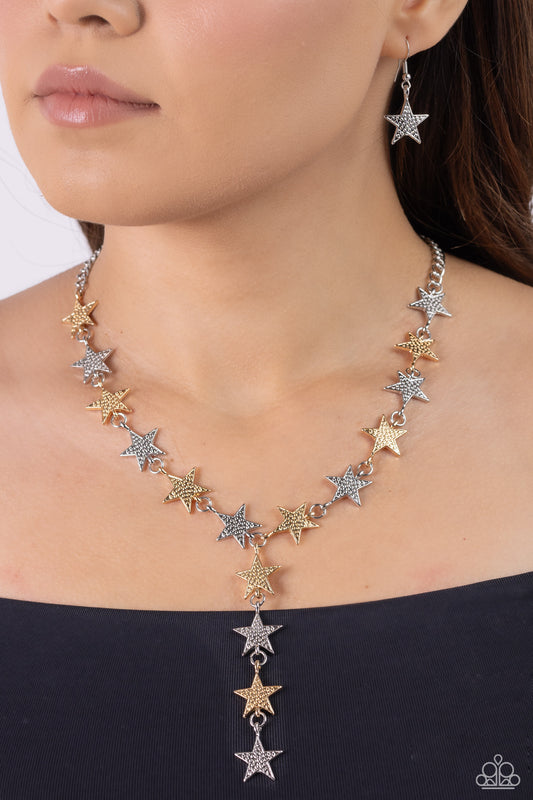 Reach for the Stars - multi - Paparazzi necklace