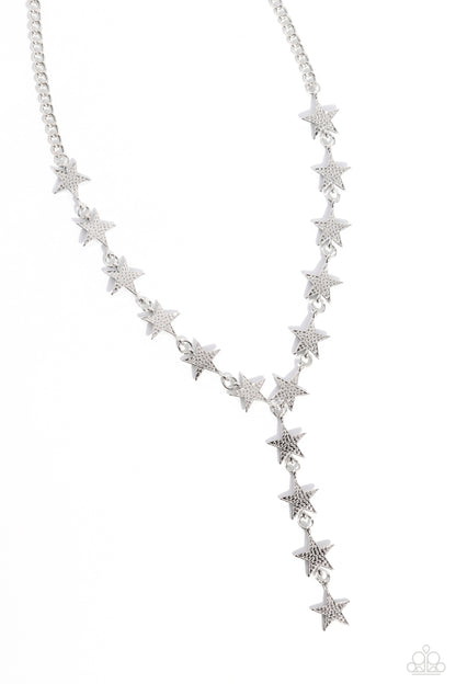 Reach for the Stars - silver - Paparazzi necklace