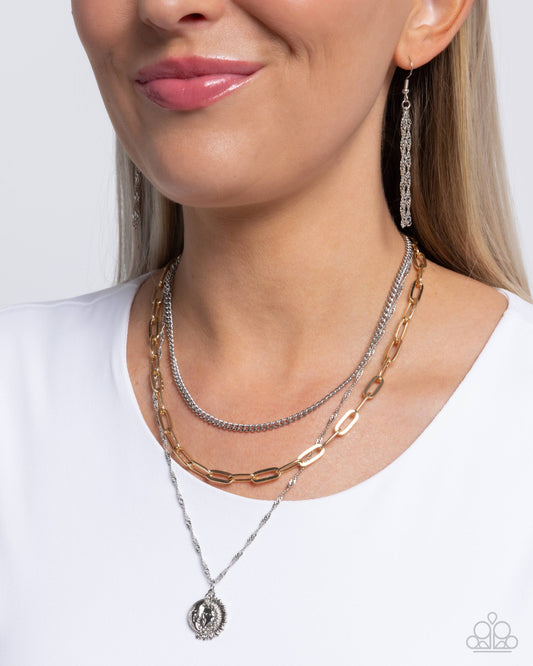 Ready for Fame - silver - Paparazzi necklace