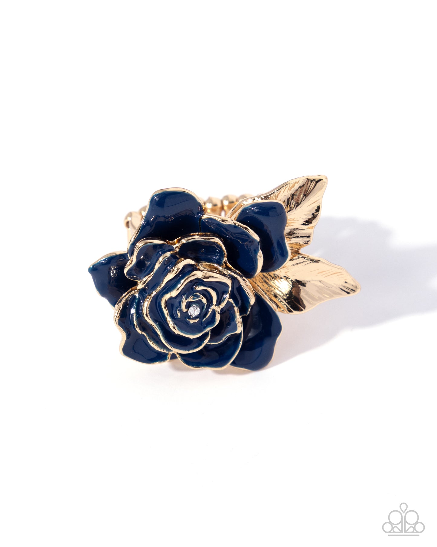 Ready with Roses - blue - Paparazzi ring
