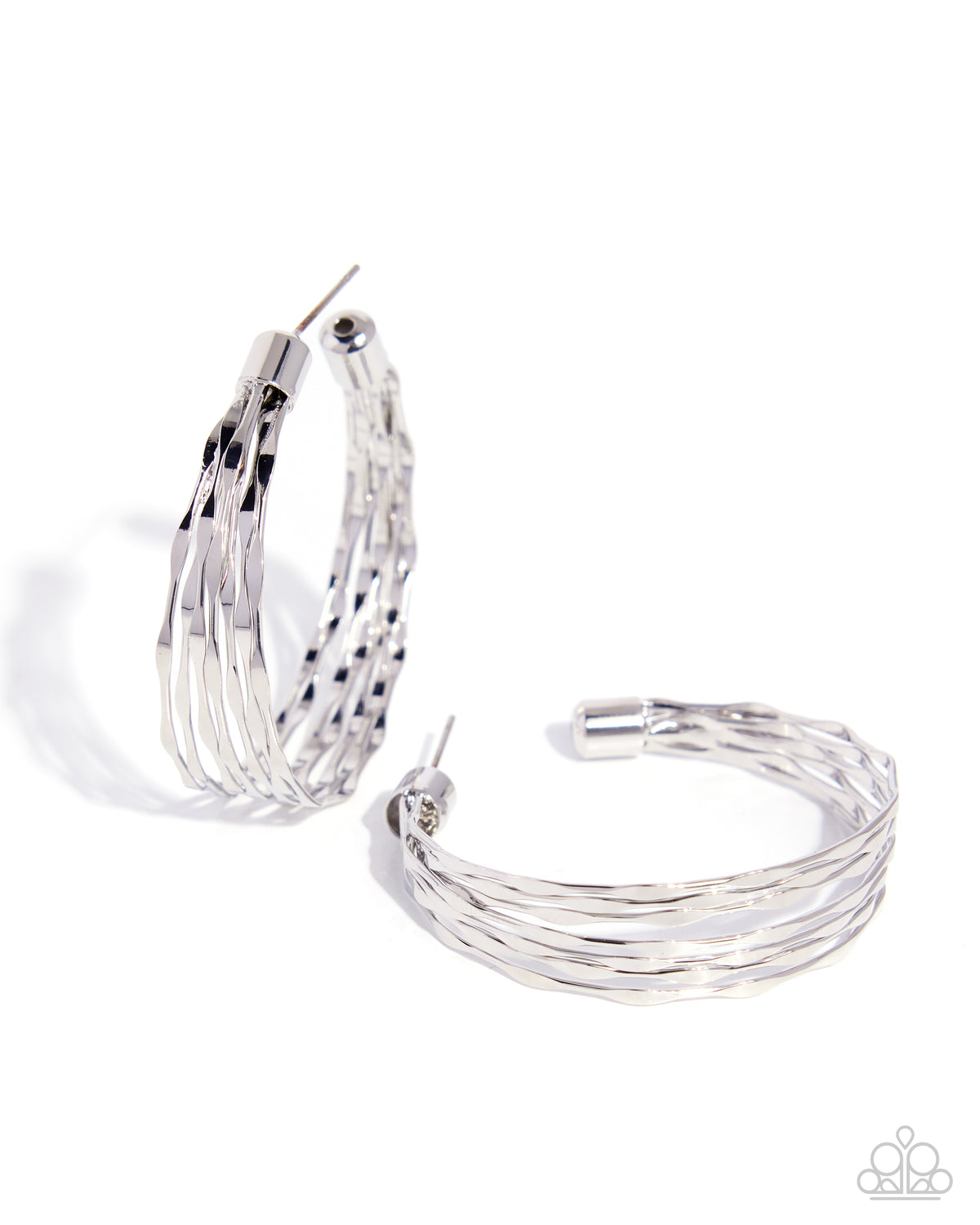 Real Radiance - silver - Paparazzi earrings