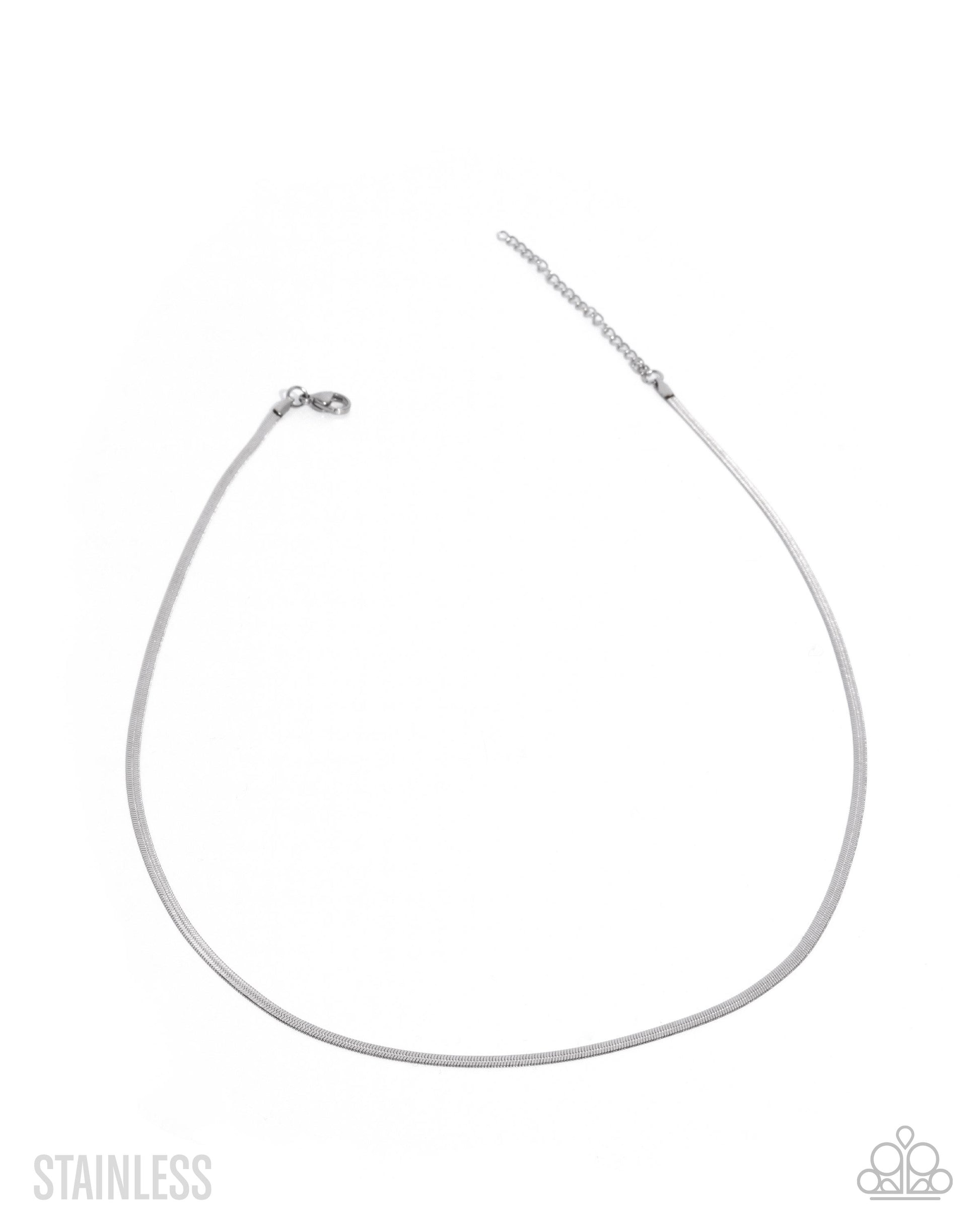 Reasonable Rope - silver - Paparazzi MENS necklace