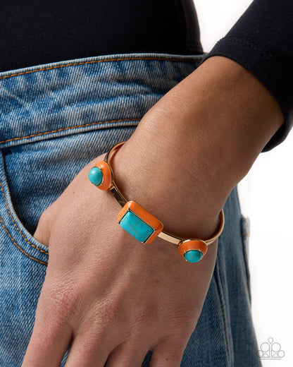 Reasonable Rusticity - orange - Paparazzi bracelet