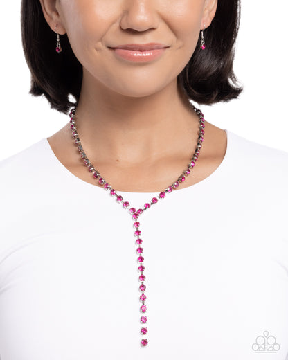 Reasonably Refined - pink - Paparazzi necklace