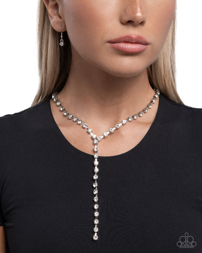 Reasonably Refined - white - Paparazzi necklace