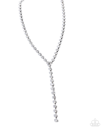 Reasonably Refined - white - Paparazzi necklace