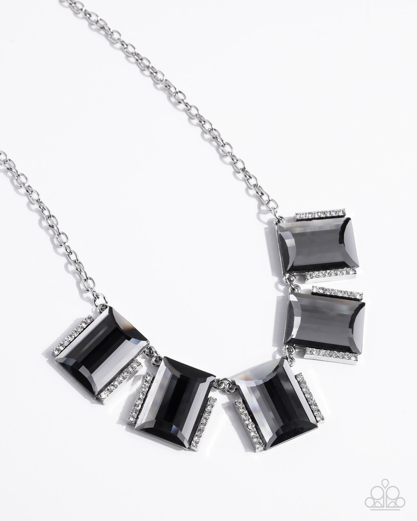 Rebel Racket - silver - Paparazzi necklace