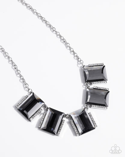 Rebel Racket - silver - Paparazzi necklace