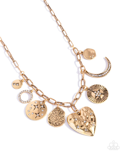 Recognizable Radiance - gold - Paparazzi necklace