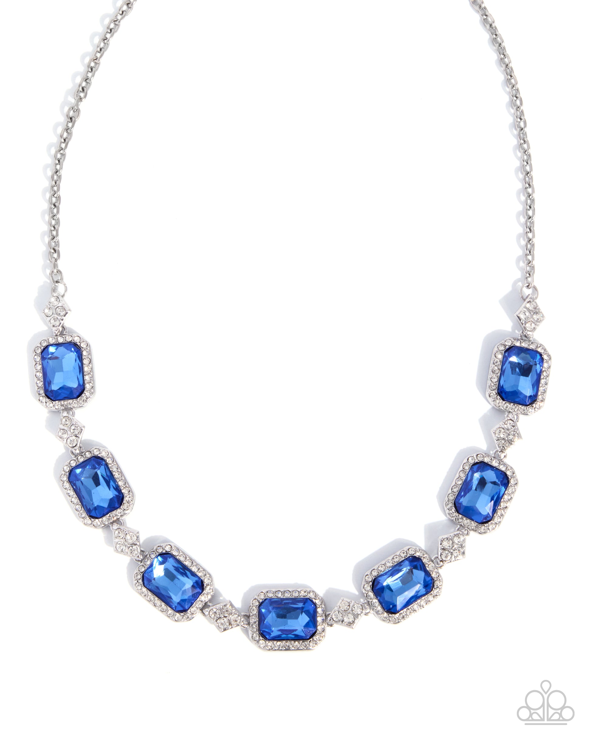 Redefined Radiance - blue - Paparazzi necklace