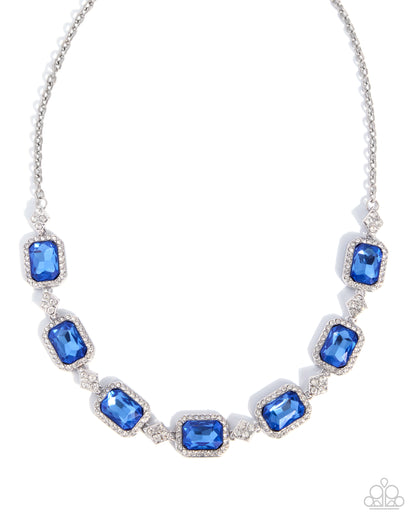 Redefined Radiance - blue - Paparazzi necklace
