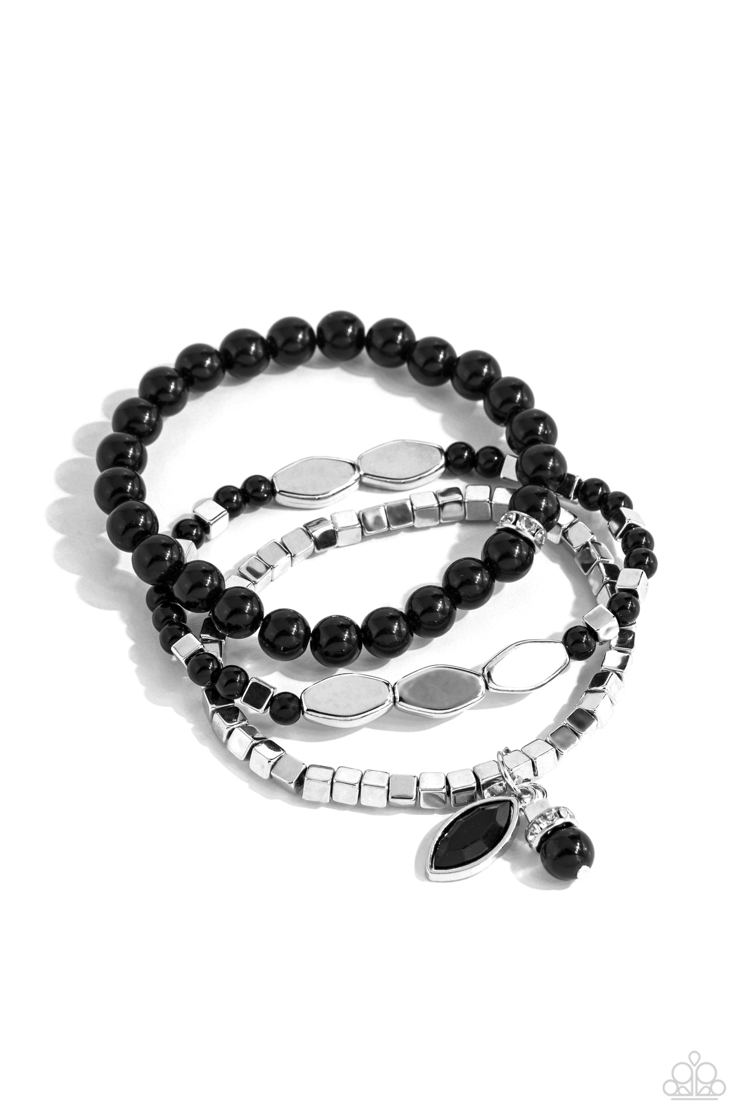 Redefined Romance - black - Paparazzi bracelet