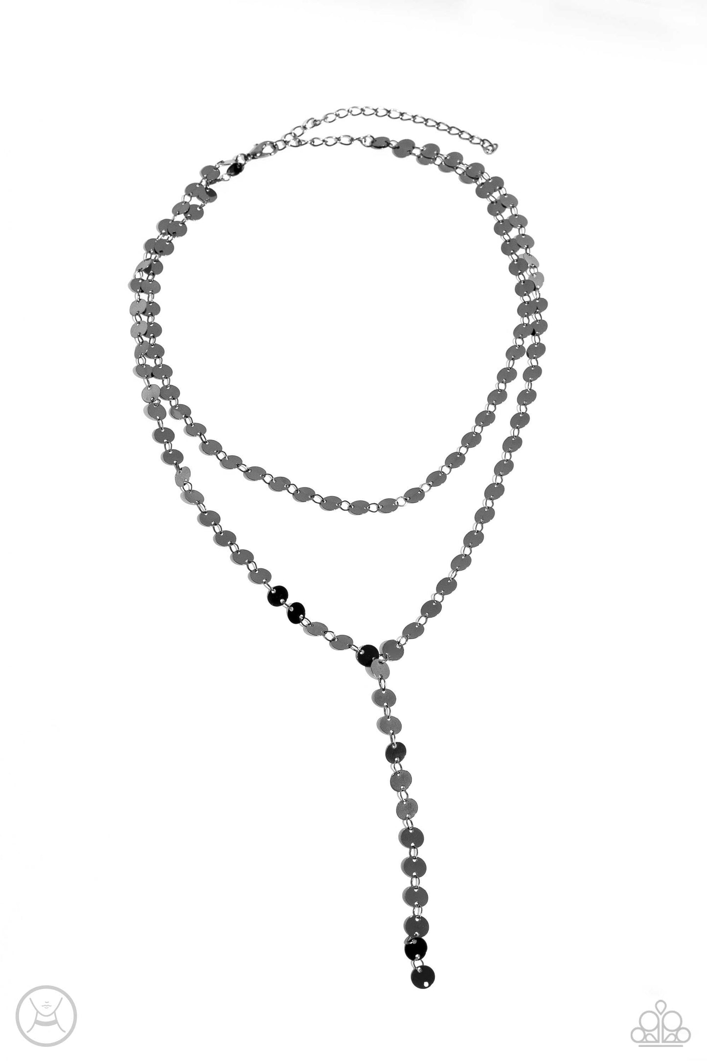 Reeling in Radiance - black - Paparazzi necklace