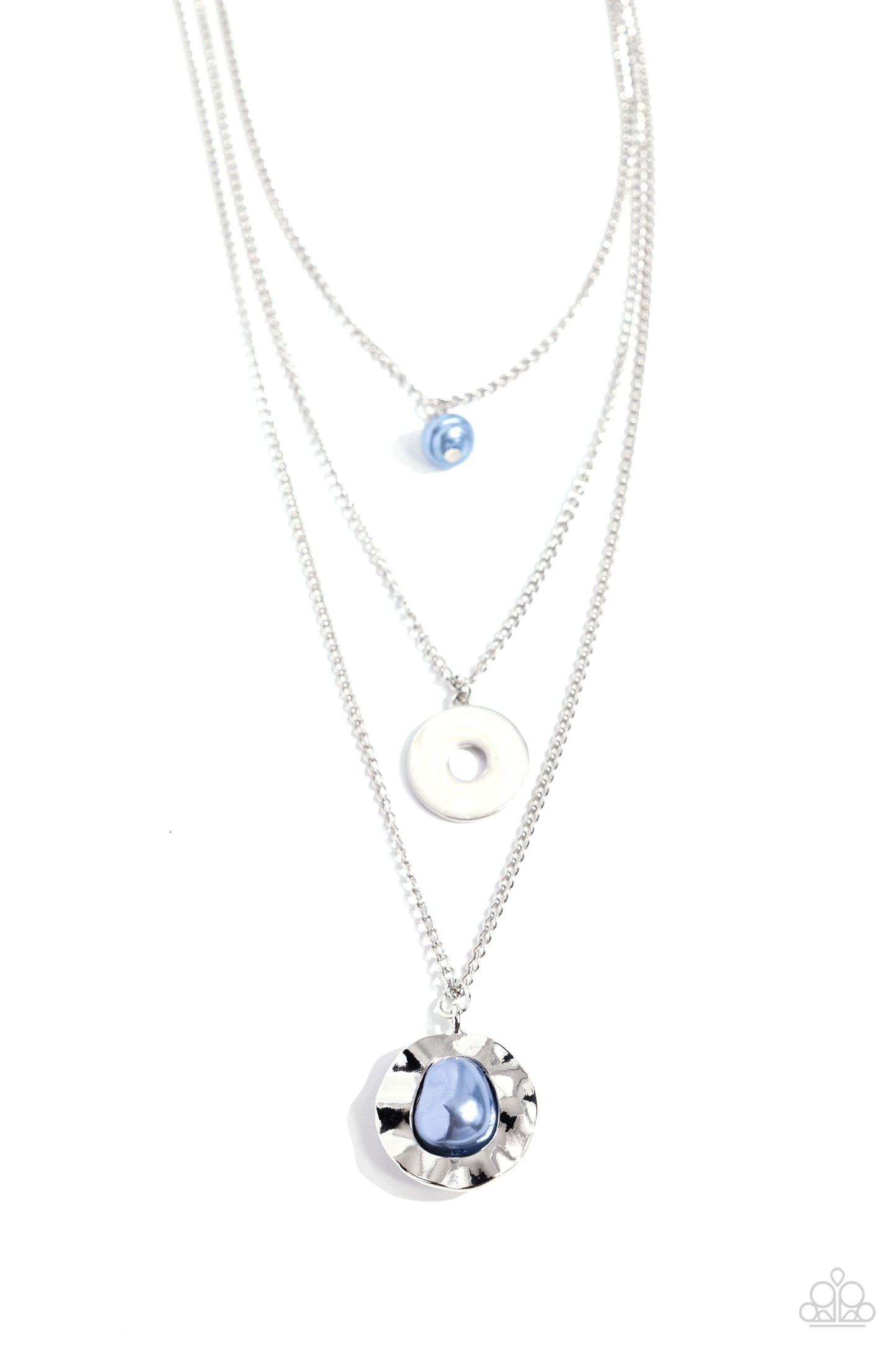 Refined Reaction - blue - Paparazzi necklace