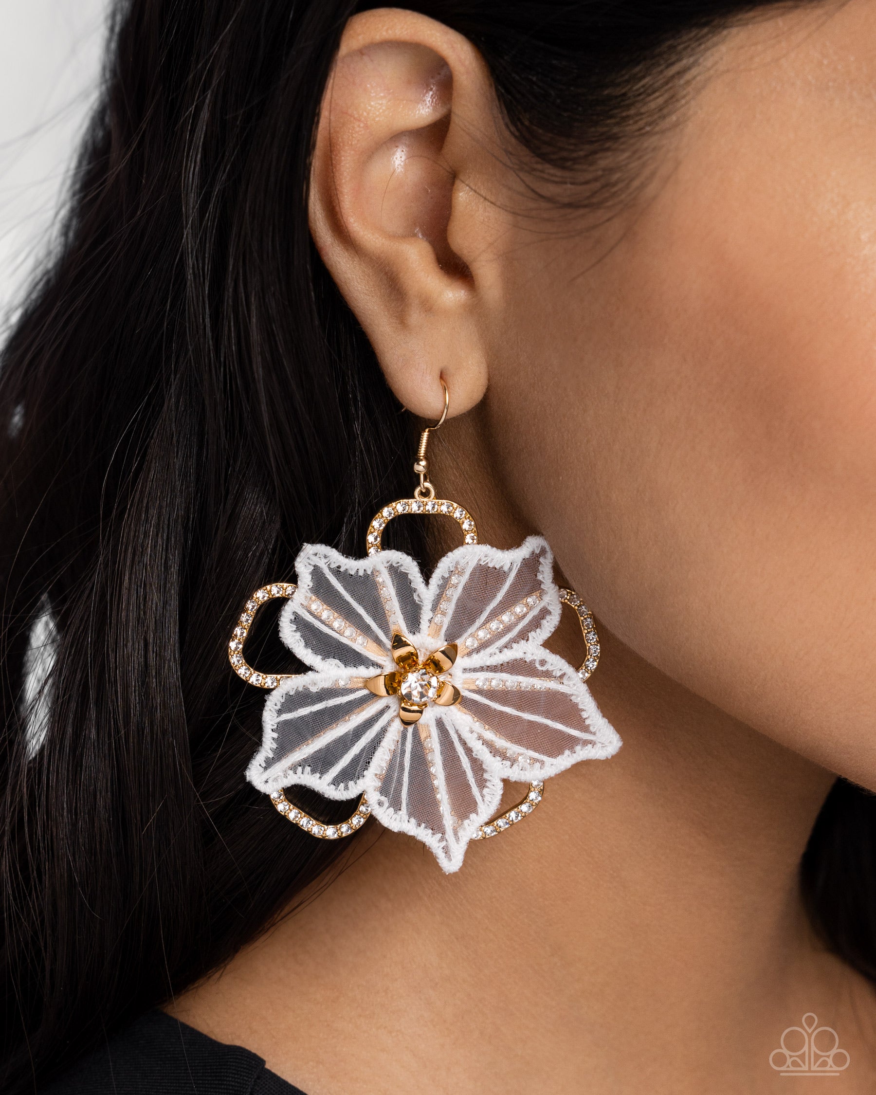 Refined Recognition - gold - Paparazzi earrings