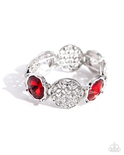 Refined Refresh - red - Paparazzi bracelet