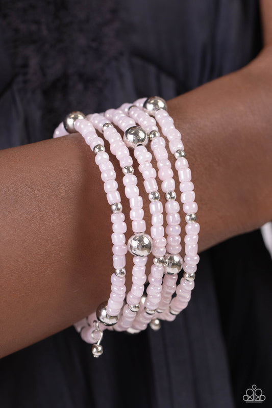 Refined Retrograde - pink - Paparazzi bracelets