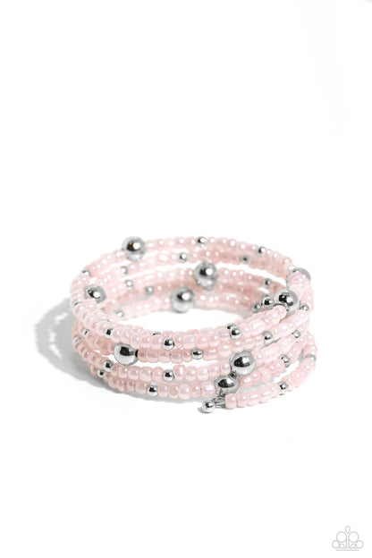 Refined Retrograde - pink - Paparazzi bracelets