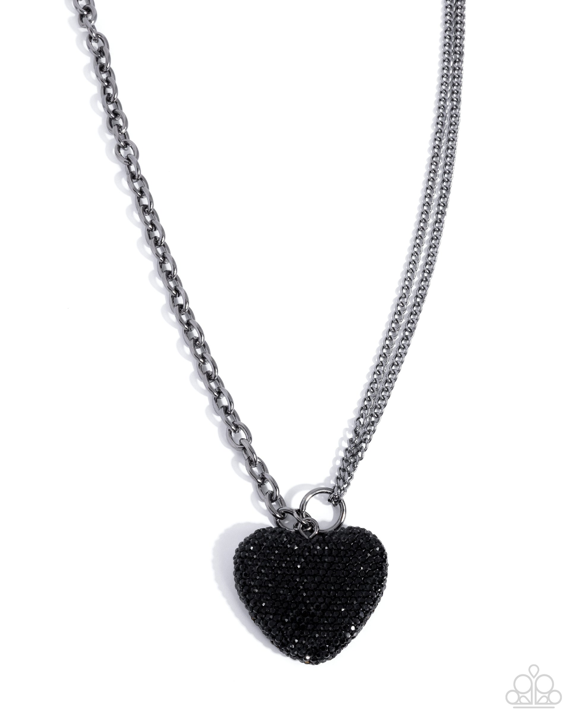 Refined Romeo - black - Paparazzi necklace