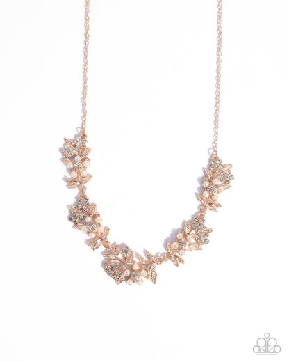 Refined Rule - gold - Paparazzi necklace