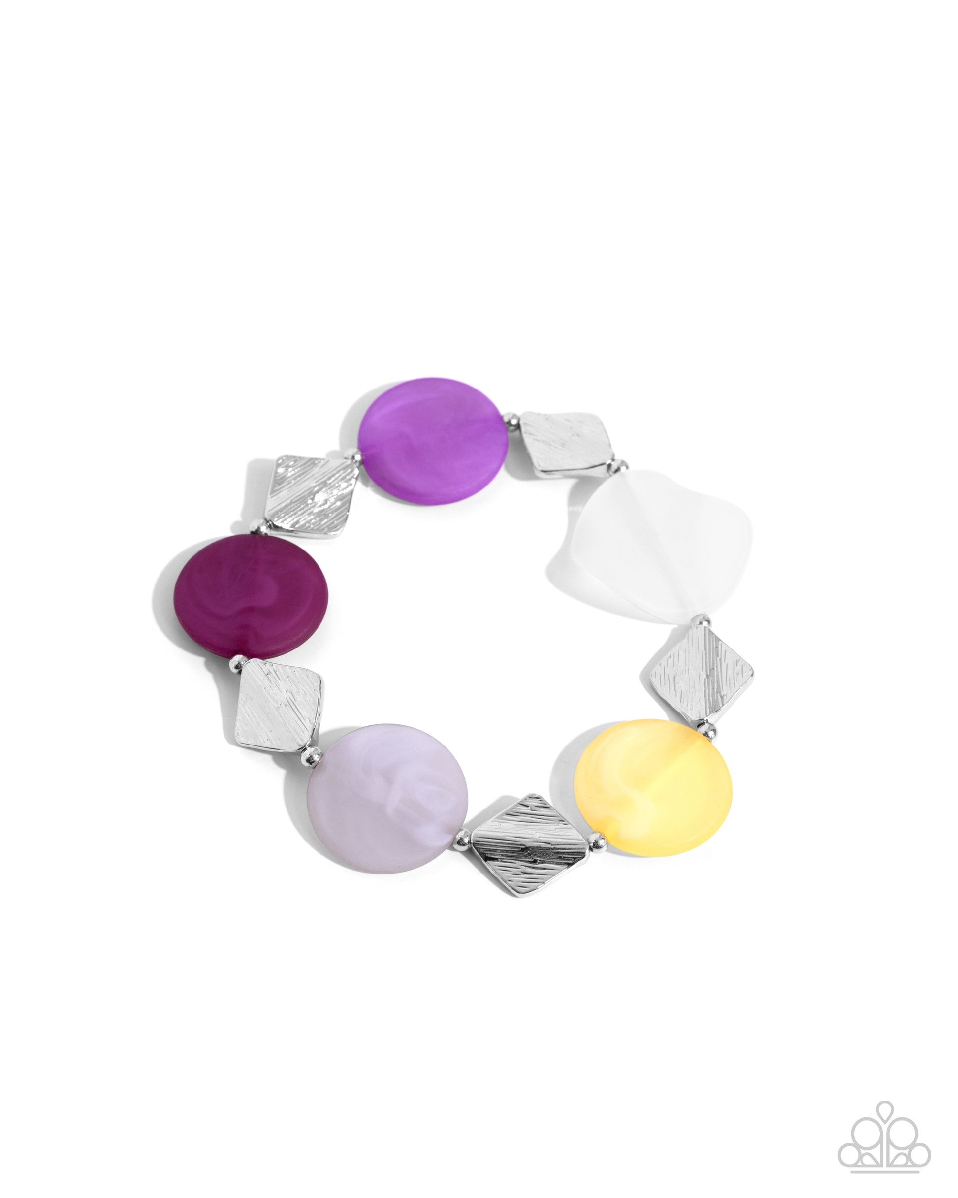 Reflective Ratio - purple - Paparazzi bracelet